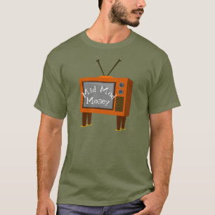 Rabbit Ears Retro Console TV T-Shirt