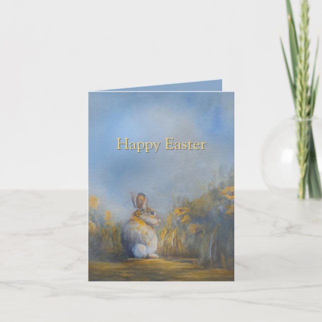 Rabbit EASTER 4 x 5.6" Card (Front)