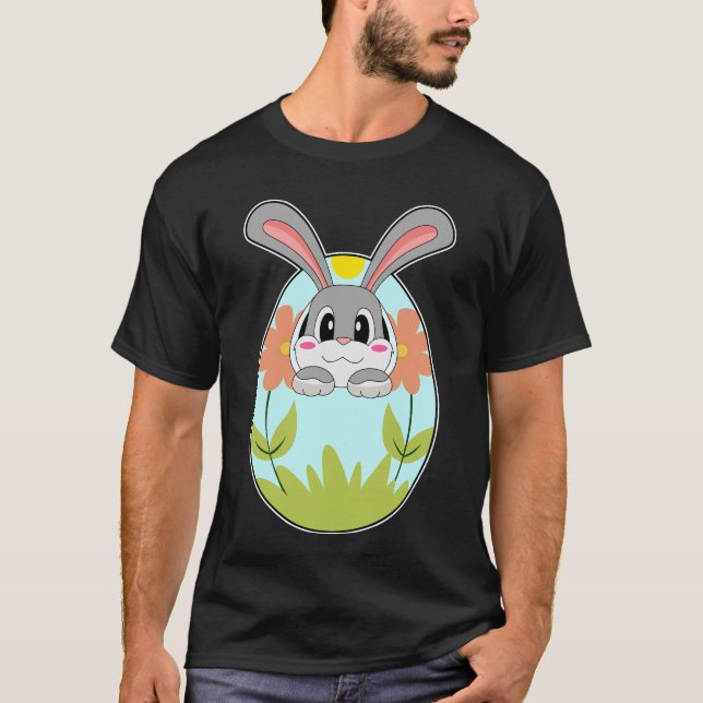 Rabbit Easter Easter egg T-Shirt (Front)