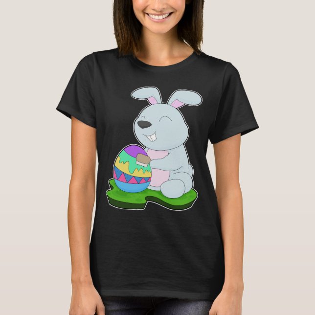 Rabbit Easter Easter egg T-Shirt (Front)
