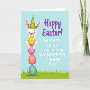 Rabbit Easter Wishes Card