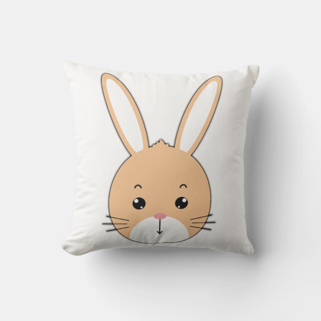 Rabbit face cushion (Front)