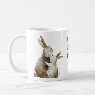 Rabbit Family Best Mum Ever Mother's Day Name Coffee Mug
