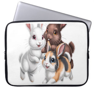 Rabbit family  laptop sleeve