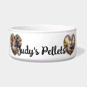 Rabbit feeding bowl