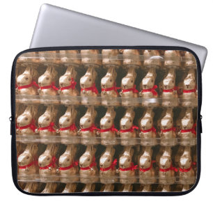 Rabbit figurine lot laptop sleeve
