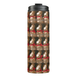 Rabbit figurine lot thermal tumbler