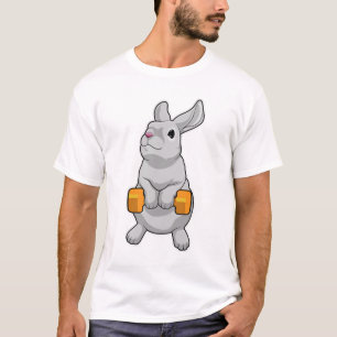 Rabbit Fitness Dumbbell T-Shirt