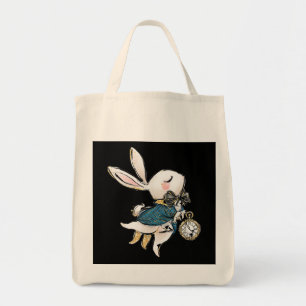 Rabbit Gift Alice In Wonderland White Rabbit Tote Bag