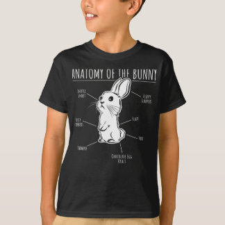 Rabbit Gift |Anatomy Of Bunny Cute Rabbit Pet Love T-Shirt