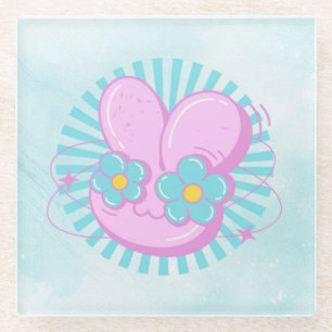 Rabbit Glass Coaster