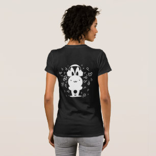 Rabbit_Headphones T-Shirt