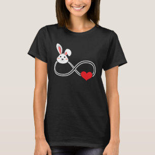 Rabbit Heart Animal Love Infinity T-Shirt