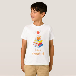 Rabbit I love homeschool T-Shirt