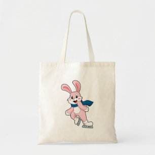 Rabbit Ice skating Ice skates Tote Bag