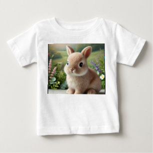 Rabbit image printed T-Shirt