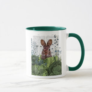 Rabbit in a Cabbage Patch Mug