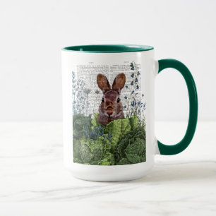 Rabbit in a Cabbage Patch Mug