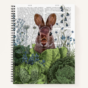 Rabbit in a Cabbage Patch Notebook