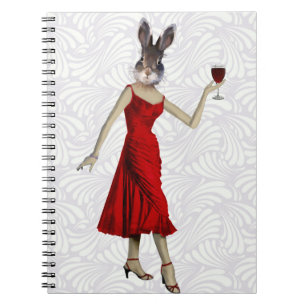 Rabbit in Red Dress 2 Notebook