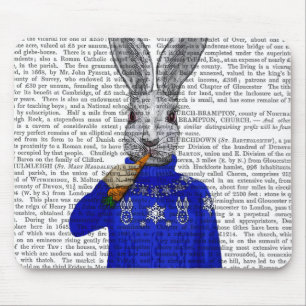 Rabbit In Sweater 2 Mouse Pad