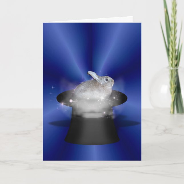 Rabbit  in the Magic Hat Card (Front)