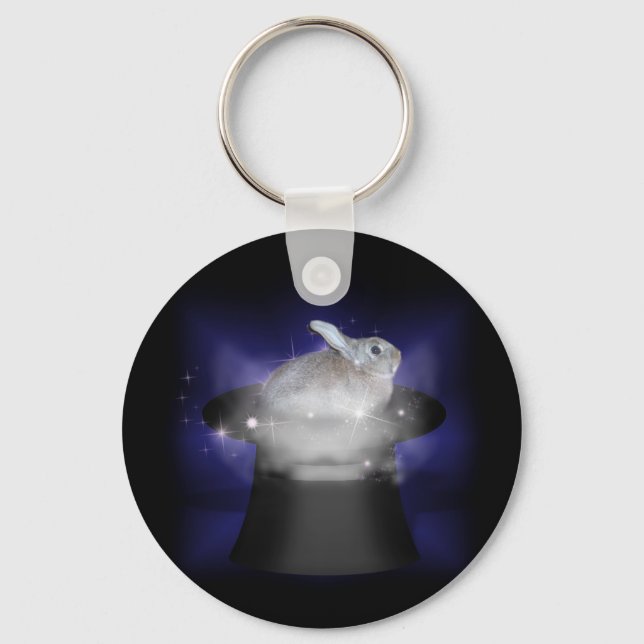 Rabbit  in the Magic Hat Key Ring (Front)