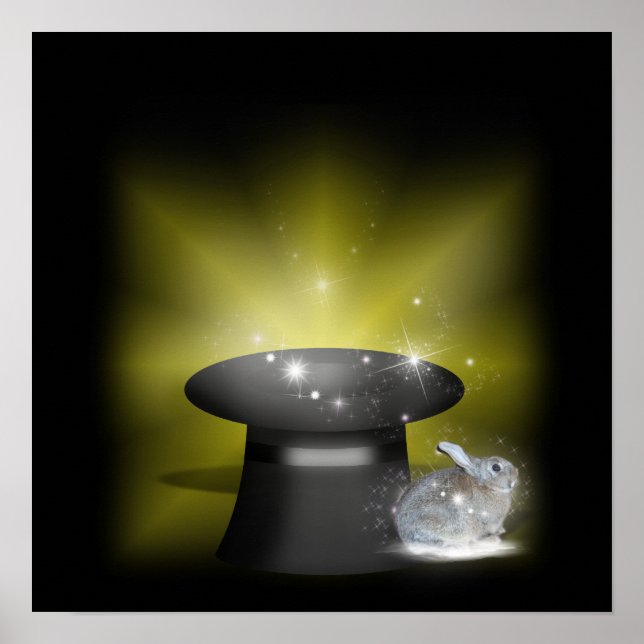 Rabbit  in the Magic Hat Poster (Front)