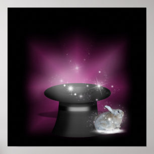 Rabbit  in the Magic Hat Poster