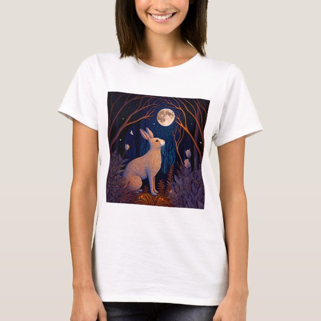 Rabbit in the Moonlight T-Shirt (Front)