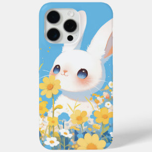 Rabbit in the Sunshine Meadow iPhone 15 Pro Max Case