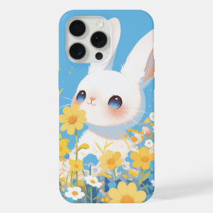 Rabbit in the Sunshine Meadow iPhone 15 Pro Max Case