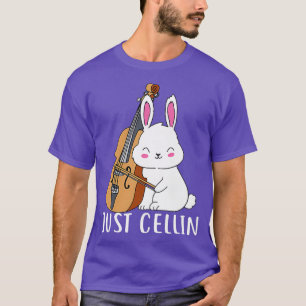 Rabbit Just Cellin Design for Cellists T-Shirt