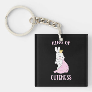Rabbit King Of Cuteness Key Ring