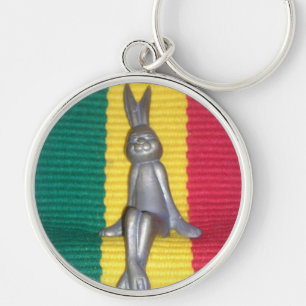 Rabbit Kingston jamaica Glory.png Key Ring