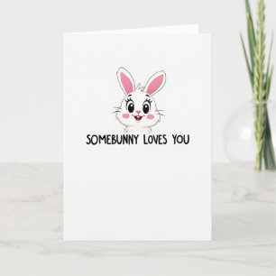 Rabbit Loves You Pattern Card