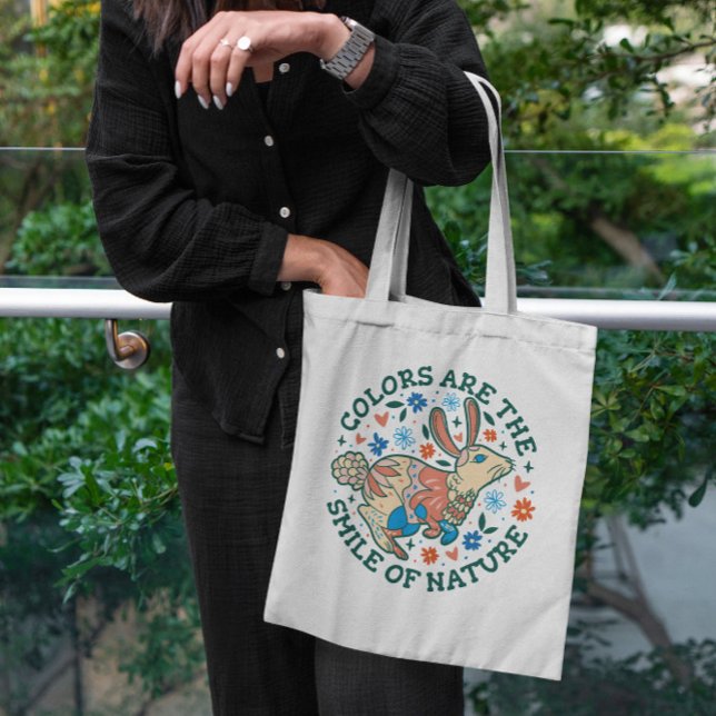 Rabbit Mandala Animal Tote Bag (Creator Uploaded)
