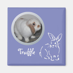Rabbit Memory Add a Photo Magnet