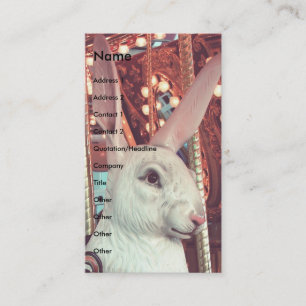 Rabbit Merry-Go-Round Business Card