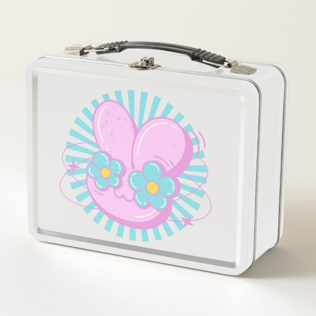 Rabbit Metal Lunch Box (Front)