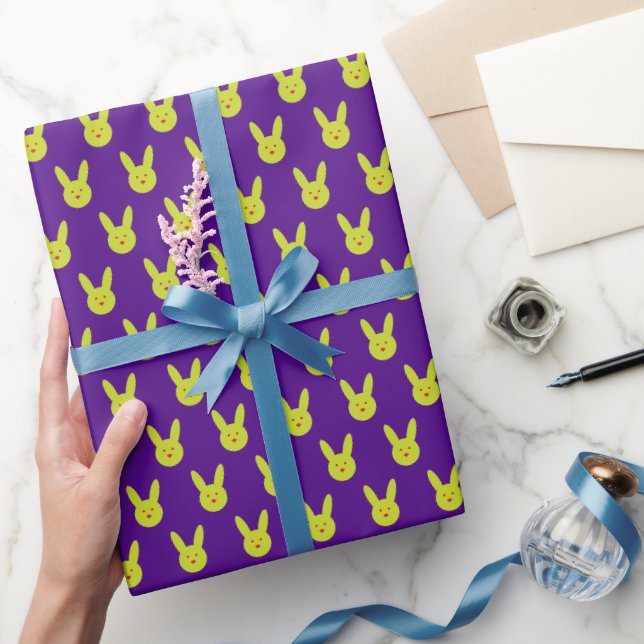 Rabbit Minimal pattern Wrapping Paper (Gifting)