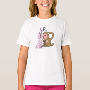 rabbit & monkey T-Shirt