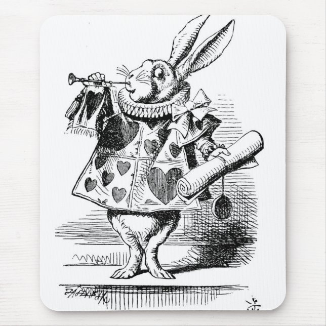 Rabbit Mouse Pad (Front)