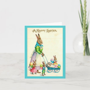 Rabbit Mum & Bunnies Card