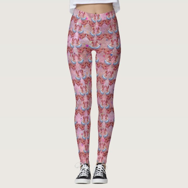 Rabbit named Ladybug Leggings (Front)