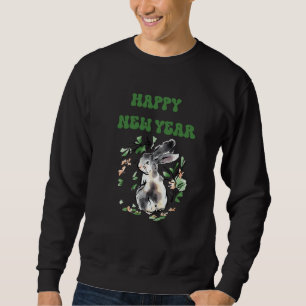 Rabbit New Year 2023 Christmas Celebration Santa E Sweatshirt