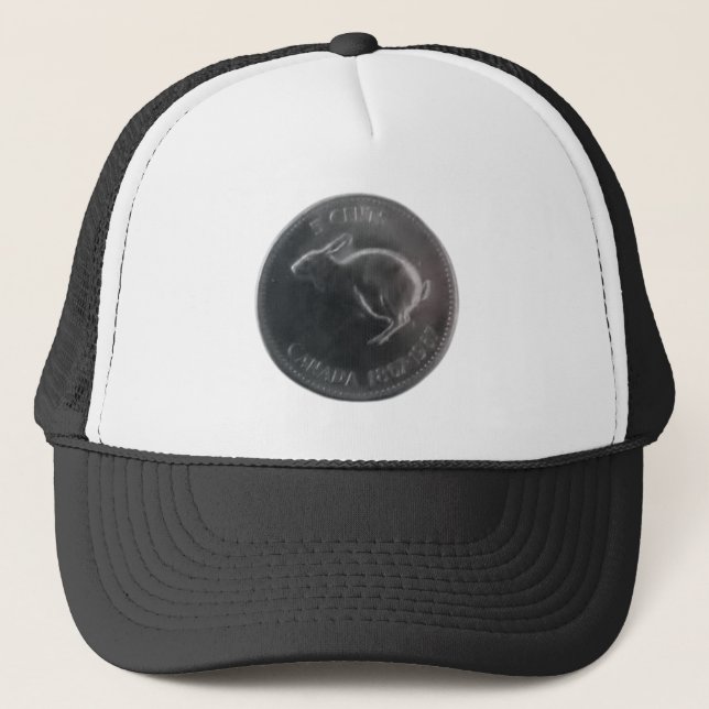 RABBIT NICKEL TRUCKER HAT (Front)