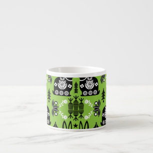 Rabbit Nordic Scandinavian Folk Art          Espresso Cup