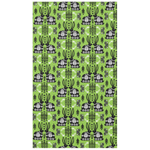 Rabbit Nordic Scandinavian Folk Art          Tablecloth