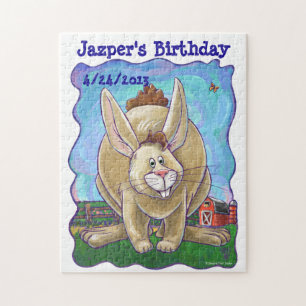 Rabbit Party Centre Jigsaw Puzzle